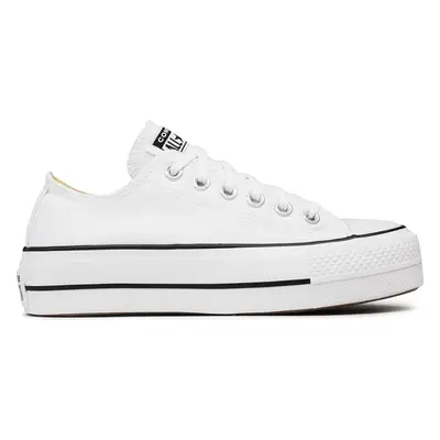 Plátěnky Converse Chuck Taylor All Star Lift Ox 560251C Bílá