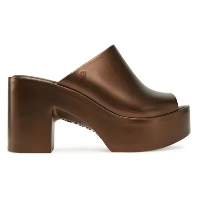 Nazouváky Melissa Melissa Mule Hype Metallic Ad 36497 Hnědá