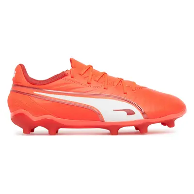 Boty na fotball Puma King Match Fg/Ag Jr 108320 01 Oranžová