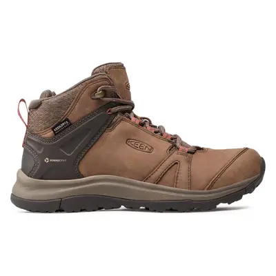 Trekingová obuv Keen Terradora II Leather Mid Wp 1023728 Hnědá