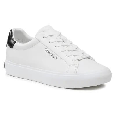 Sneakersy Calvin Klein Vulc Lace Up HW0HW01681 Bílá