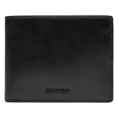 Velká pánská peněženka Calvin Klein Ck Refined Bifold 5cc W/Coin K50K512700 Černá