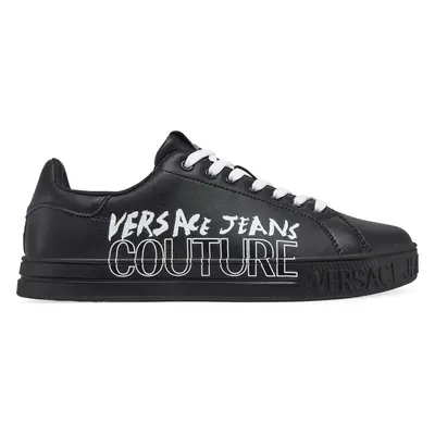 Sneakersy Versace Jeans Couture 78YA3SKC Černá