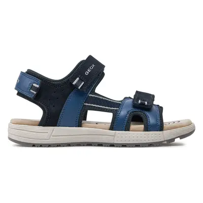 Sandály Geox J Sandal Alben Boy J35AVA 01520 CF44M D Tmavomodrá