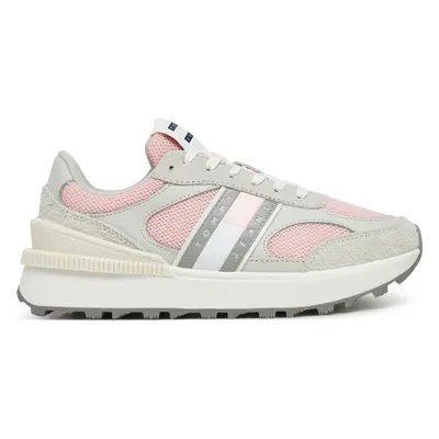 Sneakersy Tommy Jeans Tjw Tech Runner EN0EN02743 Růžová