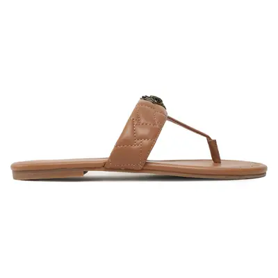 Žabky Kurt Geiger Kensington T-Bar Sandal 8651448109 Hnědá