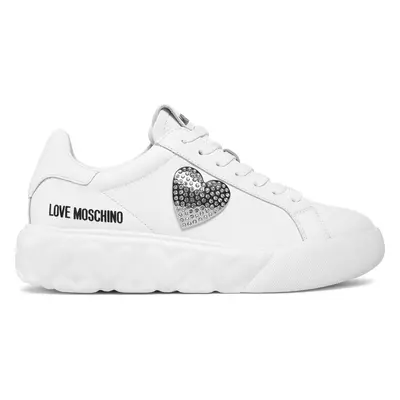 Sneakersy LOVE MOSCHINO JA15014G1IIA0100 Bílá