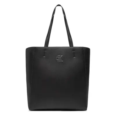 Kabelka Calvin Klein Jeans Minimal Monogram Shopper32 K60K609292 Černá