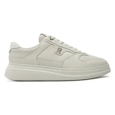 Sneakersy Tommy Hilfiger Lux Pointy Court Sneaker FW0FW07991 Écru