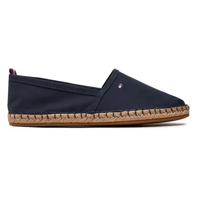 Espadrilky Tommy Hilfiger Basic Tommy Flat Espadrille FW0FW06497 Tmavomodrá