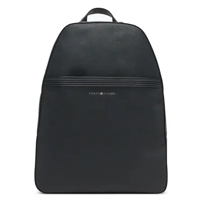 Batoh Tommy Hilfiger Th Business Leather Backpack AM0AM13213 Černá