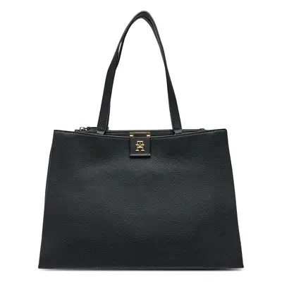 Kabelka Tommy Hilfiger Th Her Tote AW0AW17191 Černá