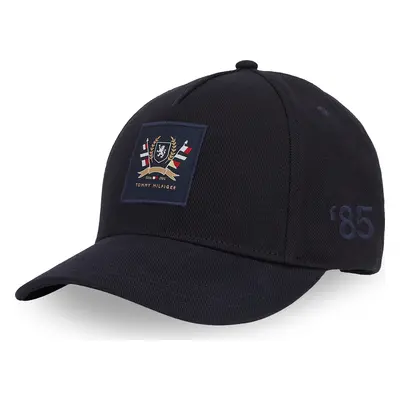 Kšiltovka Tommy Hilfiger Th Seasonal Preppy Logo Cap AM0AM13161 Tmavomodrá