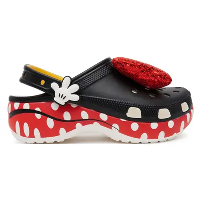 Nazouváky Crocs Minnie Cls Platform Clg W 209896 Černá