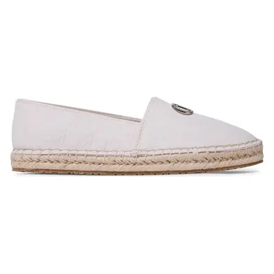 Espadrilky Calvin Klein Espadrille W/Hw HW0HW01458 Écru