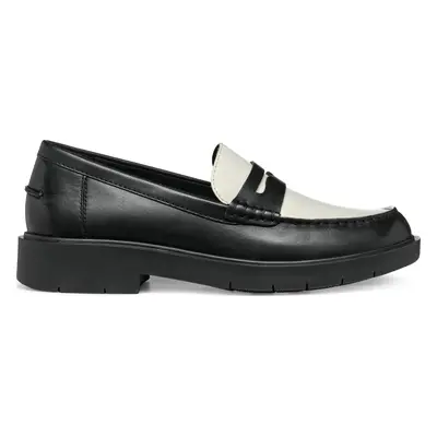 Loafersy Geox D Spherica Ec1 D25QRA 00043 C9B5V Černá