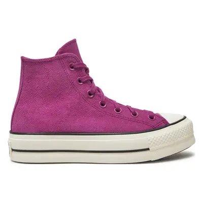 Plátěnky Converse Chuck Taylor All Star Lift Platform Hi A11143C Růžová