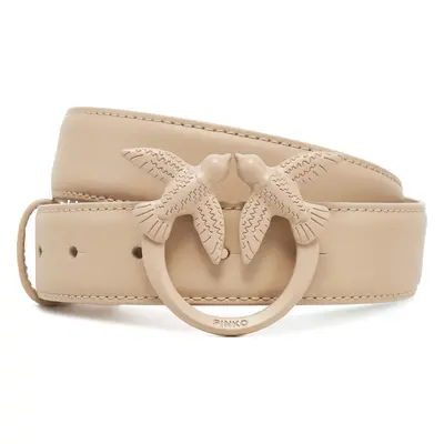 Dámský pásek PINKO Love Berry H3 Belt PE 25 PLT01 100125 A1K2 Béžová