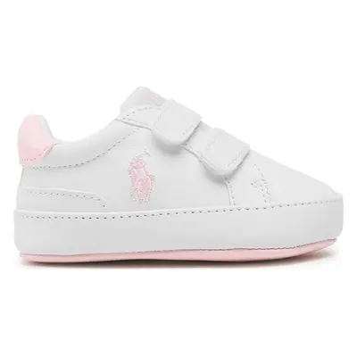 Sneakersy Polo Ralph Lauren Heritage Court Ii Ez Layette RL100733 Bílá