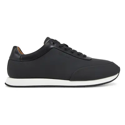 Sneakersy Calvin Klein Low Prof Runn Laceup Rubb Lth HM0HM01707 Černá