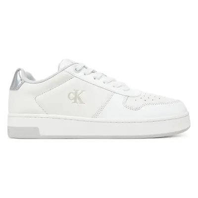 Sneakersy Calvin Klein Jeans Basket Cupsole Low Mg YW0YW01765 Bílá