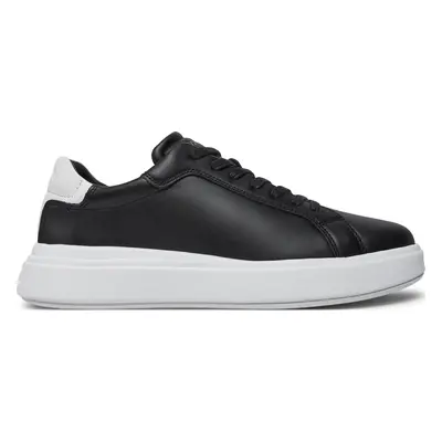 Sneakersy Calvin Klein Low Top Lace Up Lth HM0HM01016 Černá