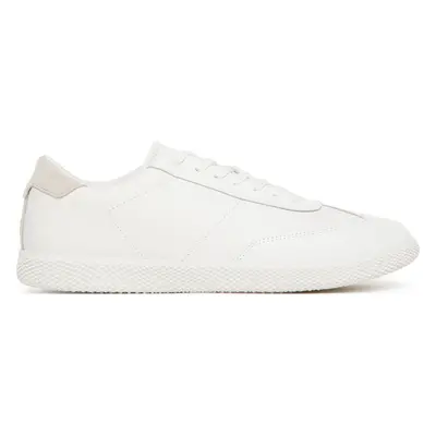 Sneakersy Calvin Klein Low Top Lace Up Tmbl Lth HM0HM01803 Bílá