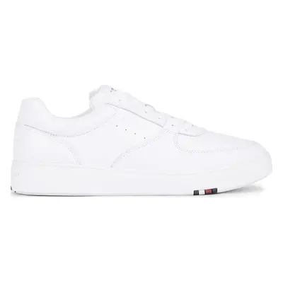 Sneakersy Tommy Hilfiger Modern Cup Corporate Lth FM0FM04941 Bílá