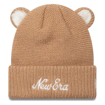 Čepice New Era Teddy Bear Ears Cuff Knit Beanie 60580794 Hnědá