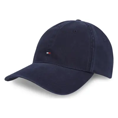 Kšiltovka Tommy Hilfiger Essential Flag Soft Cap AW0AW17131 Tmavomodrá