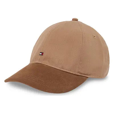 Kšiltovka Tommy Hilfiger Th Flag Herringbone 6 Panel Cap AM0AM13385 Hnědá