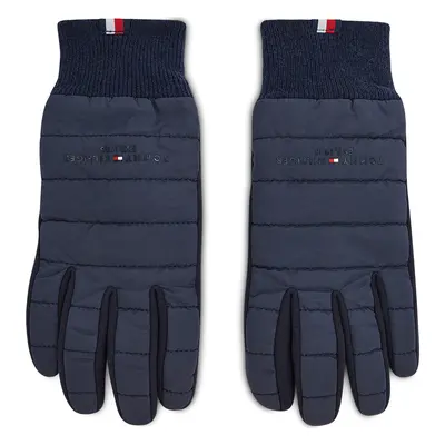 Pánské rukavice Tommy Hilfiger Th Established Mix Nylon Gloves AM0AM07884 Tmavomodrá