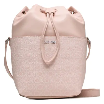 Kabelka Calvin Klein Must Bucket Bag Sm Mono K60K609390 Růžová