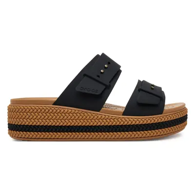 Nazouváky Crocs Brooklyn Woven Buckle 209978 Černá