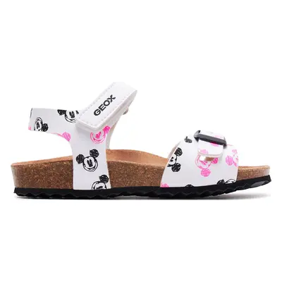 Sandály Geox J Adriel Girl J158MC 00004 C0404 S Bílá