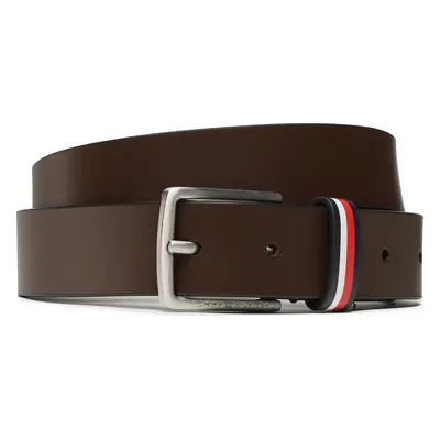 Dětský pásek Tommy Hilfiger Leather Belt AU0AU01677 Hnědá