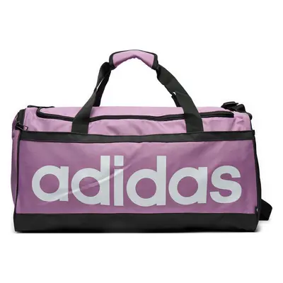 Taška adidas Essentials Linear Duffel Bag Medium IZ1898 Fialová