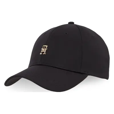 Kšiltovka Tommy Hilfiger Elevated Chic Cap AW0AW17128 Černá