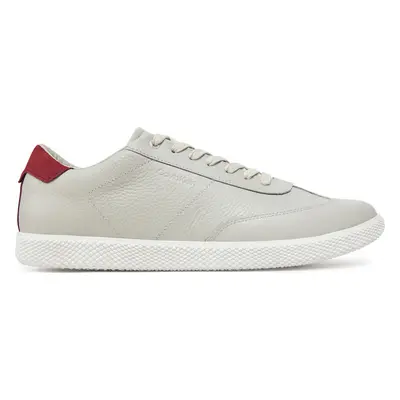 Sneakersy Calvin Klein Low Top Lace Up Tmbl Lth HM0HM01803 Béžová