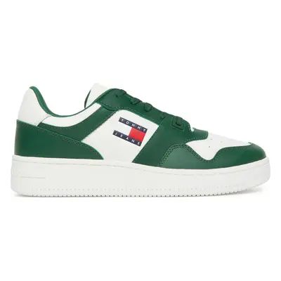 Sneakersy Tommy Jeans (New) Tjm Retro Basket Ess EM0EM01395 Bílá