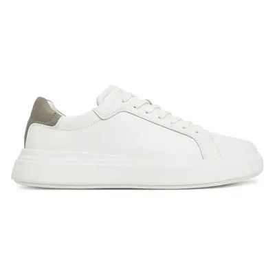 Sneakersy Calvin Klein Low Top Lace Up Lth HM0HM01016 Bílá