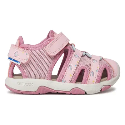 Sandály Geox B Sandal Multy Girl B450DB 0ASCE C8099 M Růžová