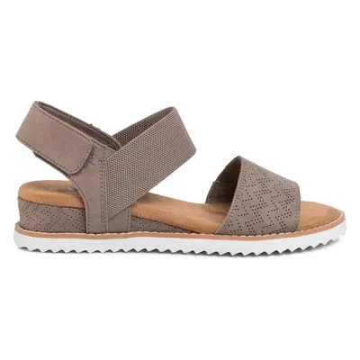 Sandály Skechers BOBS Desert Kiss 31440/TPE Hnědá