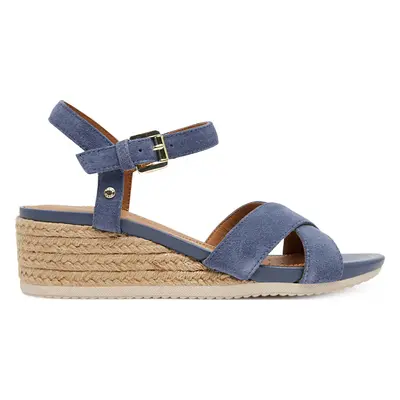 Espadrilky Geox D Ischia Corda D55HHB 00020 C4005 Tmavomodrá