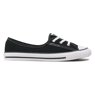 Plátěnky Converse Chuck Taylor All Star Bellet Lace Slip 566775C Černá