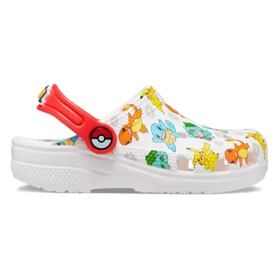 Nazouváky Crocs Classic Pokemon Clog Kids 207739 Bílá