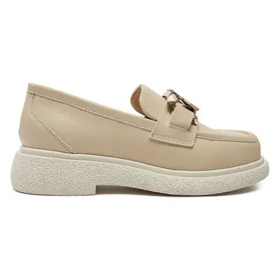 Loafersy Patrizia Pepe PJ282.22 Béžová