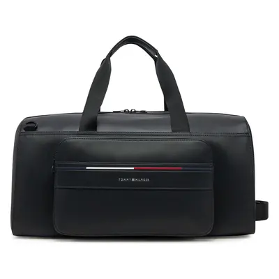 Taška Tommy Hilfiger Th Foundation Duffle AM0AM13364 Černá