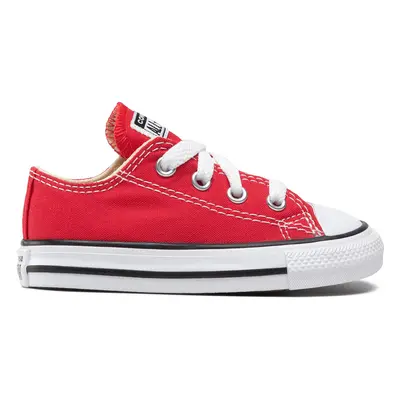 Plátěnky Converse Inf Chuck Taylor All Star Ox 7J236C Červená