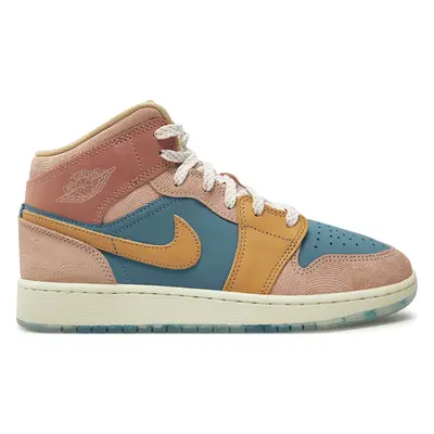 Sneakersy Nike Air Jordan 1 Mid Ss (GS) FN7452 400 Růžová